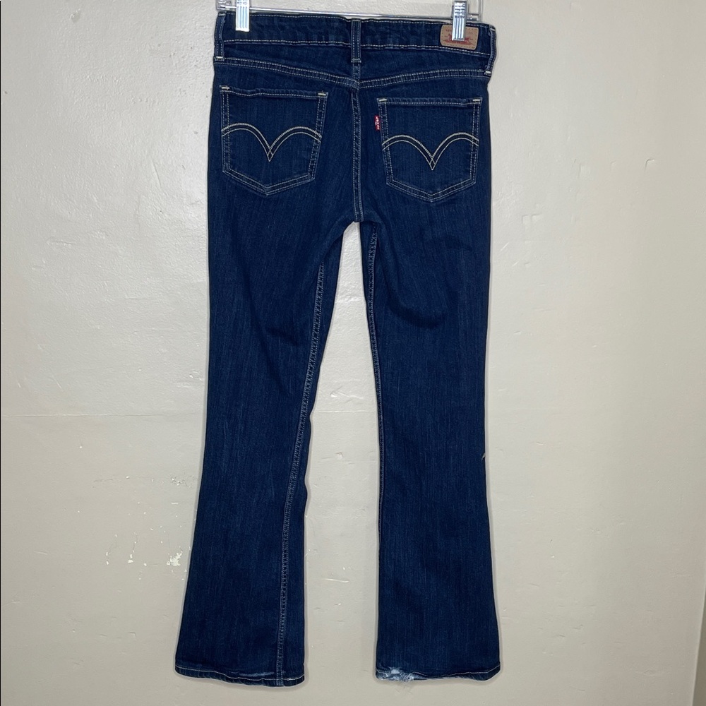 LEVI’S Jeans 518 SUPERLOW Rise Boot Cut 5 Pocket Denim 5 Medium